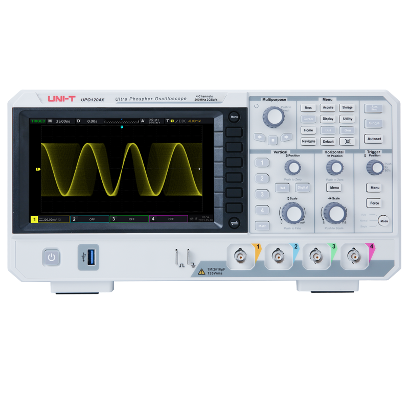 UPO1000X系列数字示波器（共UPO1104X/UP