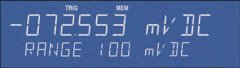 利用2110五位半双显示数字万用表测量温度数字缓冲区，实现高速读取